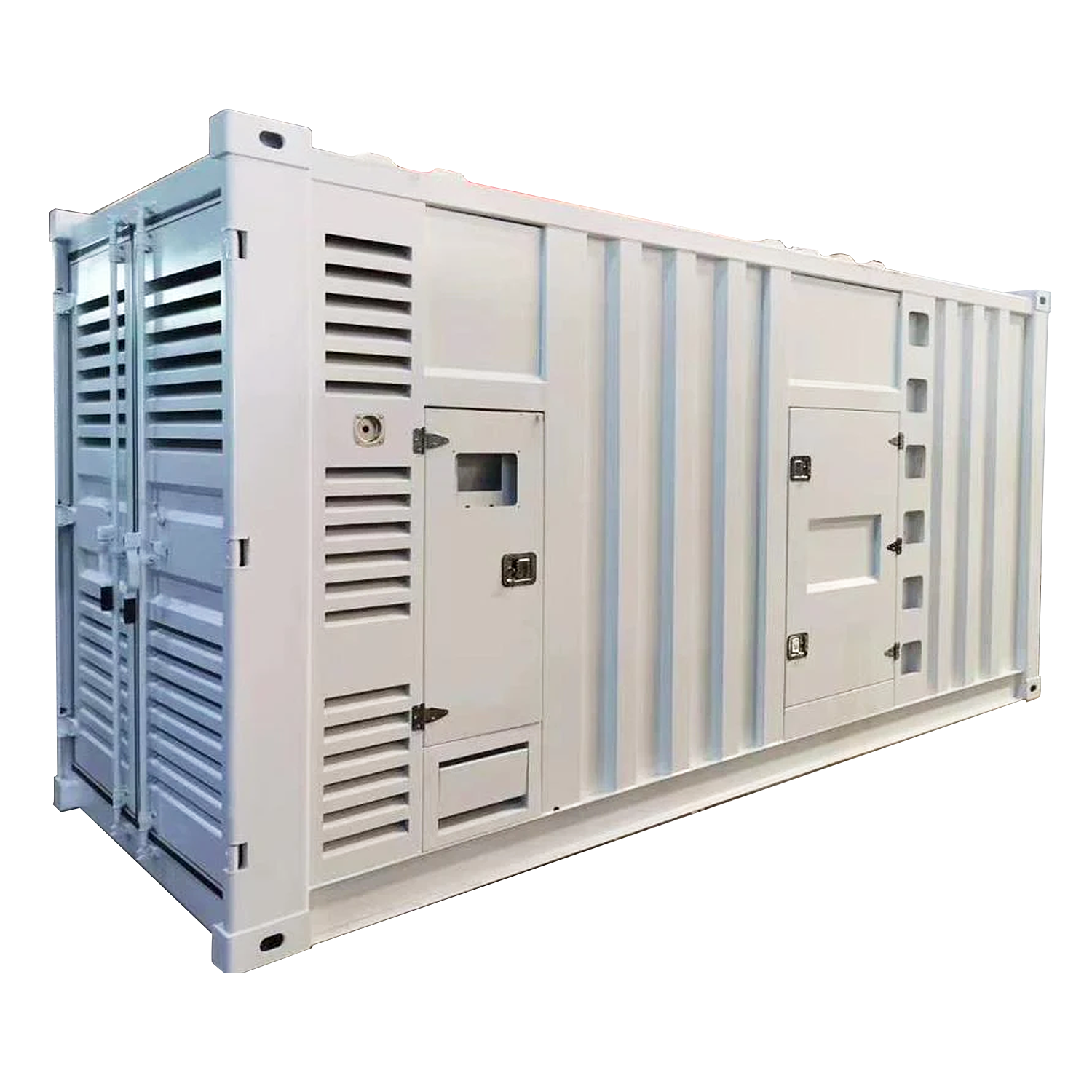 Silent diesel generator for residential backup power